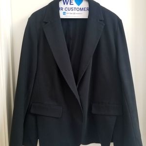Plus Size Black Business Jacket